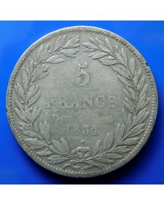 France  5 Francs 1831Dkm# 735.4