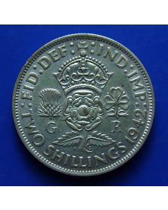 Great Britain  Florin km# 855 Silver