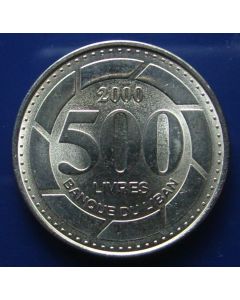 Lebanon 500 Livres1995km# 39 