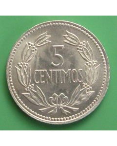 Venezuela 	 5 Centimos	1965	