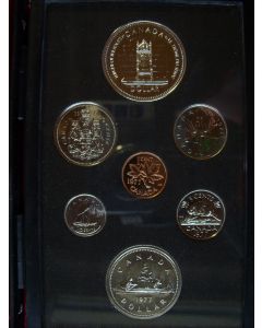 Canada  set 1977  (with Silver dollar)