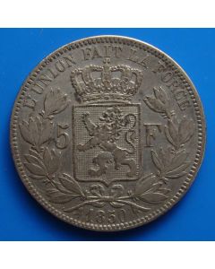 Belgium  5 Francs1850 km# 17