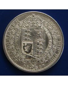 Great Britain  ½ crown1887 km# 764