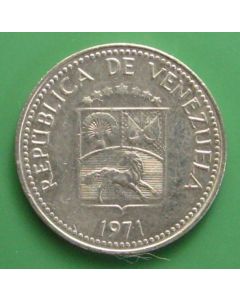 Venezuela  5 Centimos1971 Y# 38.3 
