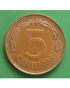 Venezuela  5 Centimos1974 Y# 49 