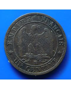 France  Centime 1853 BBkm# 775.3