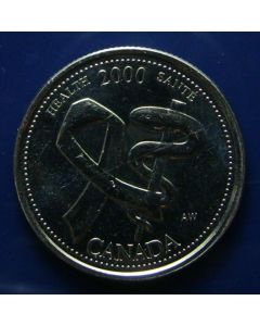 Canada 25 Cents2000km# 373 