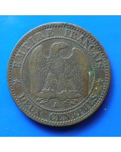 France  2 Centimes 1855Akm# 776.1