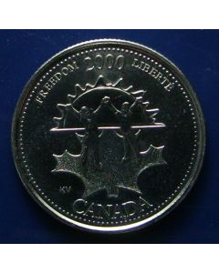 Canada 25 Cents2000km# 374 