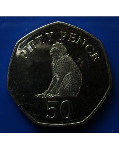 Gibraltar  50 Pence2016km# new