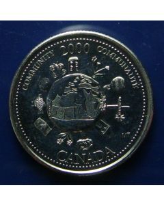 Canada 25 Cents2000km# 376 