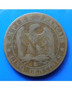 France  5 Centimes 1856Kkm# 777.5