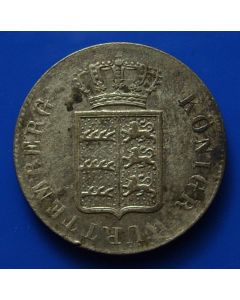 German States  Wurttemberg 6 Kreuzer1839 km# 572