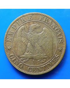 France  5 Centimes 1862Akm# 797.1