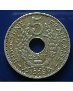 French Indo-China 5 Cents1925km# 18 