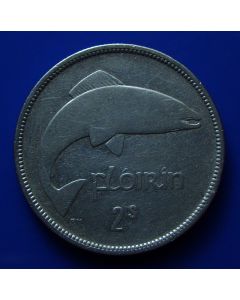 Ireland Florin km# 7Salmon - Silver