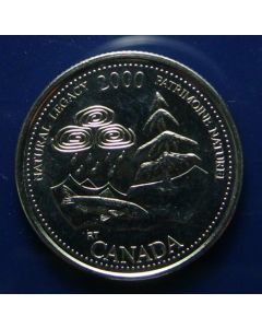 Canada 25 Cents2000km# 382 