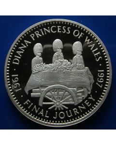 Liberia  20 Dollars 1997   Final Journey - Silver / Proof