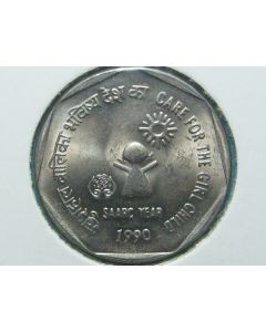 India  Rupee1990H km#87.1