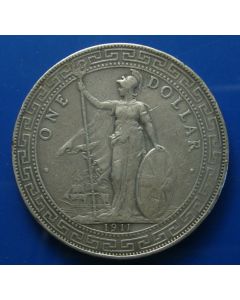 Orient-British Trade Dollar1911Bkm# T5