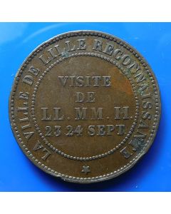 France  10 Centimes1853km#  M24Medallic Coinage 
