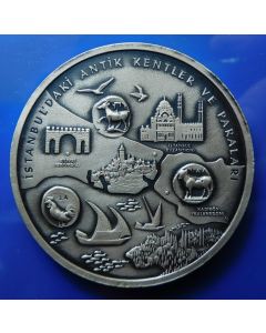 Turkey 	 Medal	2010	 EUROPEAN CAPITAL OF CULTURE "İstanbul'daki Antik Kentler ve Paraları" (Gümüş kaplama)