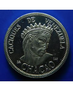 Venezuela 	 Medal		 Silver Medal "Indian Chiefs of Venezuela - Chacao" 20th Century