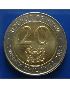 Kenya 20 Shillings2005 
