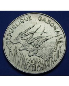 Gabon 100 Francs1977km# 13  Schön# 12