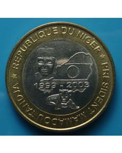  Niger 	6000 CFA Francs 	2005	 - President Tandja (mintage 500 pice)