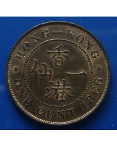 Hong Kong  Cent1866 km# 4.1 