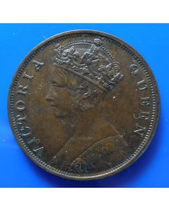 Hong Kong  Cent1866 km# 4.1