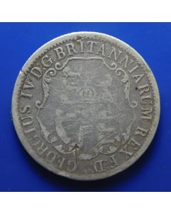 British West Indies	 ½ Dollar	1822	 Silver – Qal.F