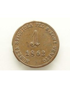 Italy / Lombardy-VenetiaC# 35.3Soldo1862V