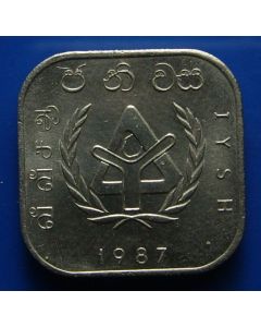 Sri Lanka10 Rupees1987 km#149 