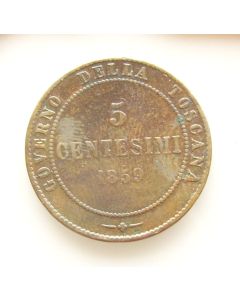 Italy / TuscanyC# 835 Centesimi1859